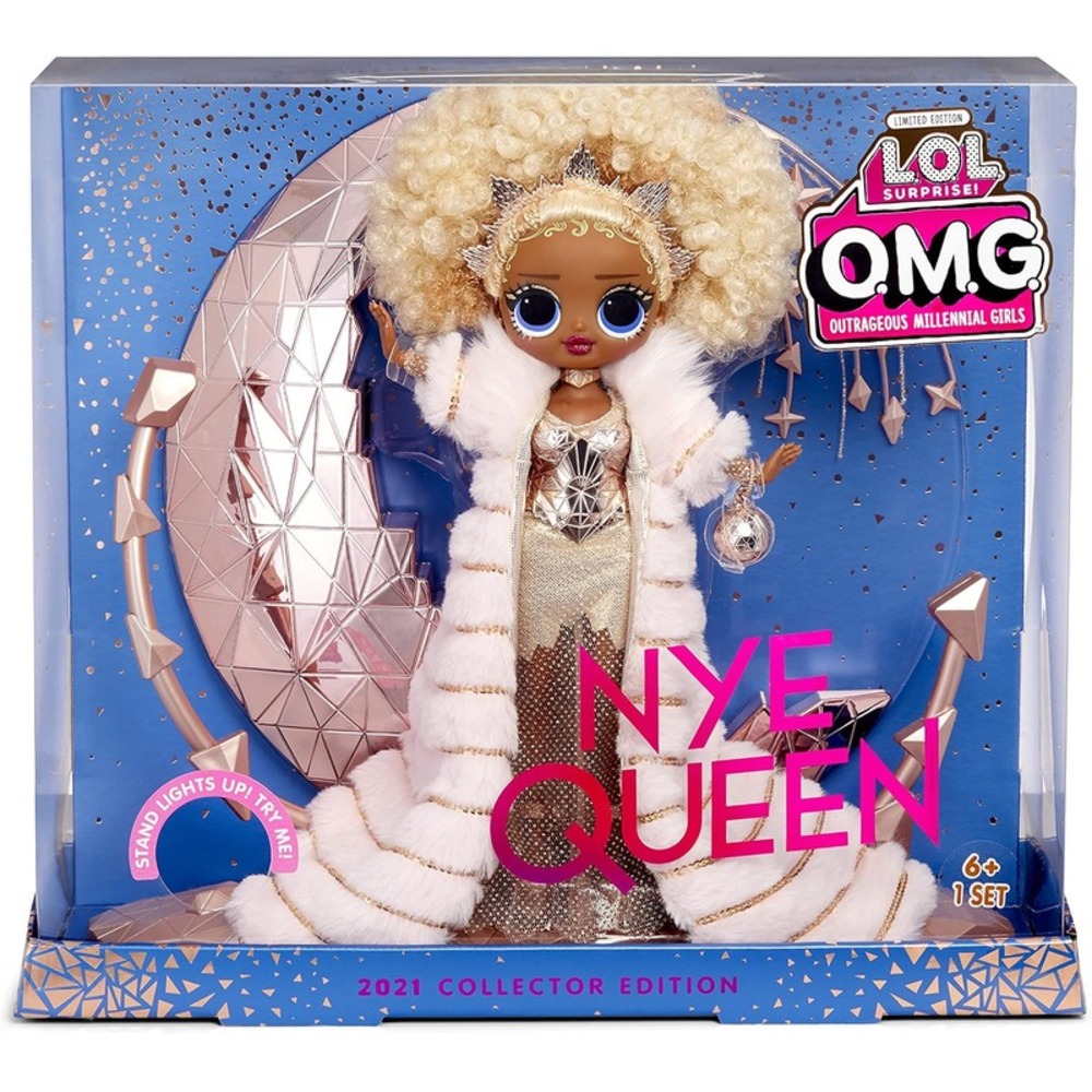 L.O.L. Surprise! Holiday OMG 2021 NYE Queen Fashion Doll - Damaged Packaging